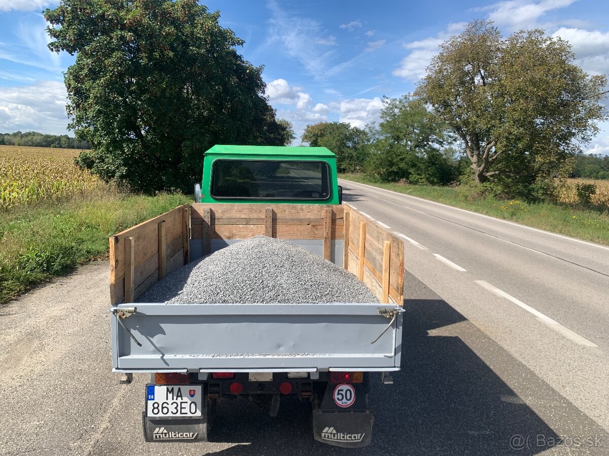 Multicar m25 3s + Autodoprava do 3,5t - 4