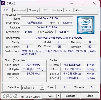 Počitač Intel Core i3 9100/DDR4 8GB/SSD 480GB - 4