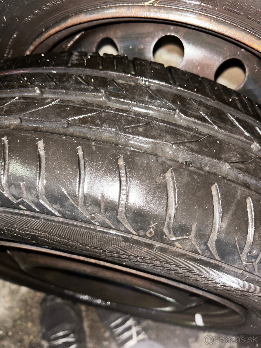 Plechove Disky s Pneumatikami 165/70 R14, 4x 108, ET 24 - 4