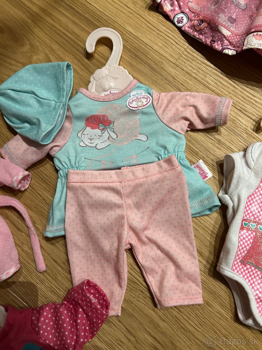 Baby Anabell oblečenie na vešiakoch pre bábiku veľ. 36cm - 4