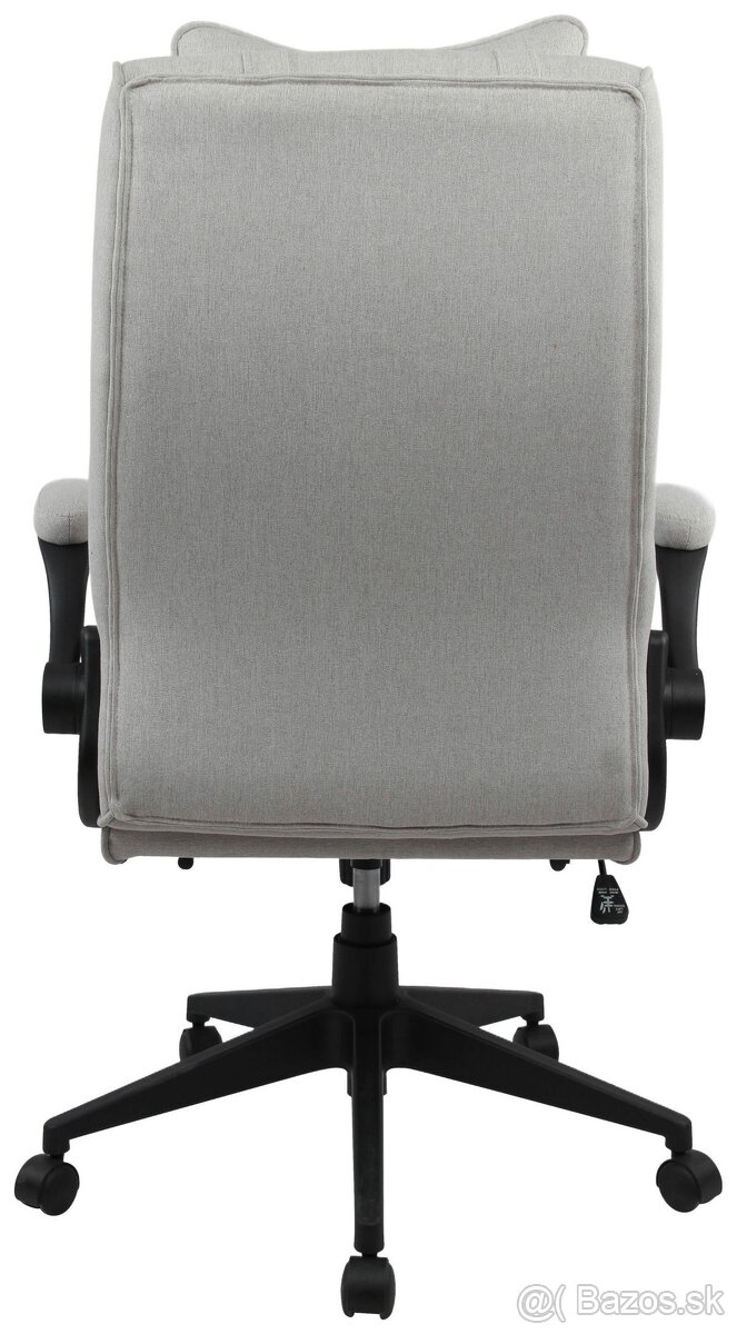 KANCELÁRSKE KRESLO, tkaná textília, krémová - 4