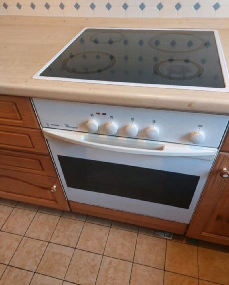 Rustikální linka z masivu se spotřebiči,5762 - 4