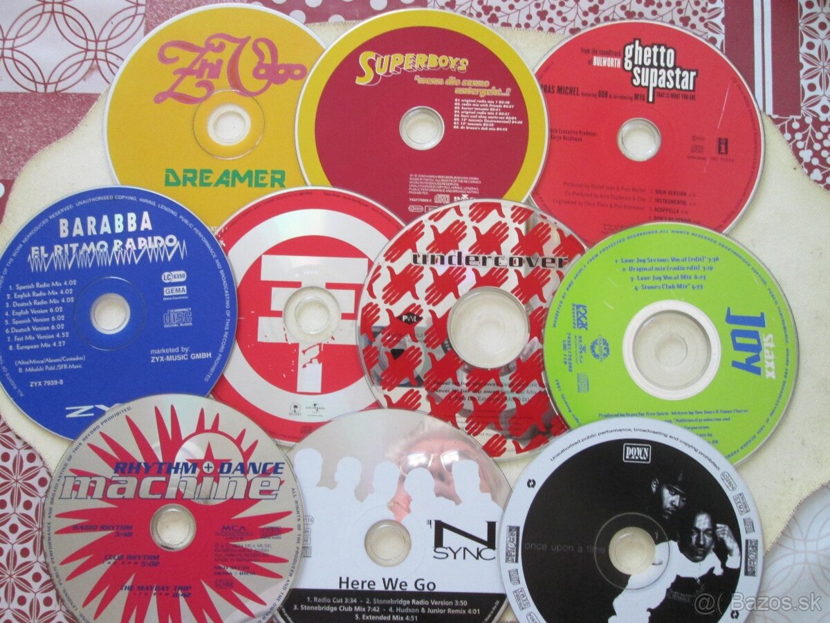 20 cd singlov bez plastových obalov a bookletov. pop vol. 3. - 4