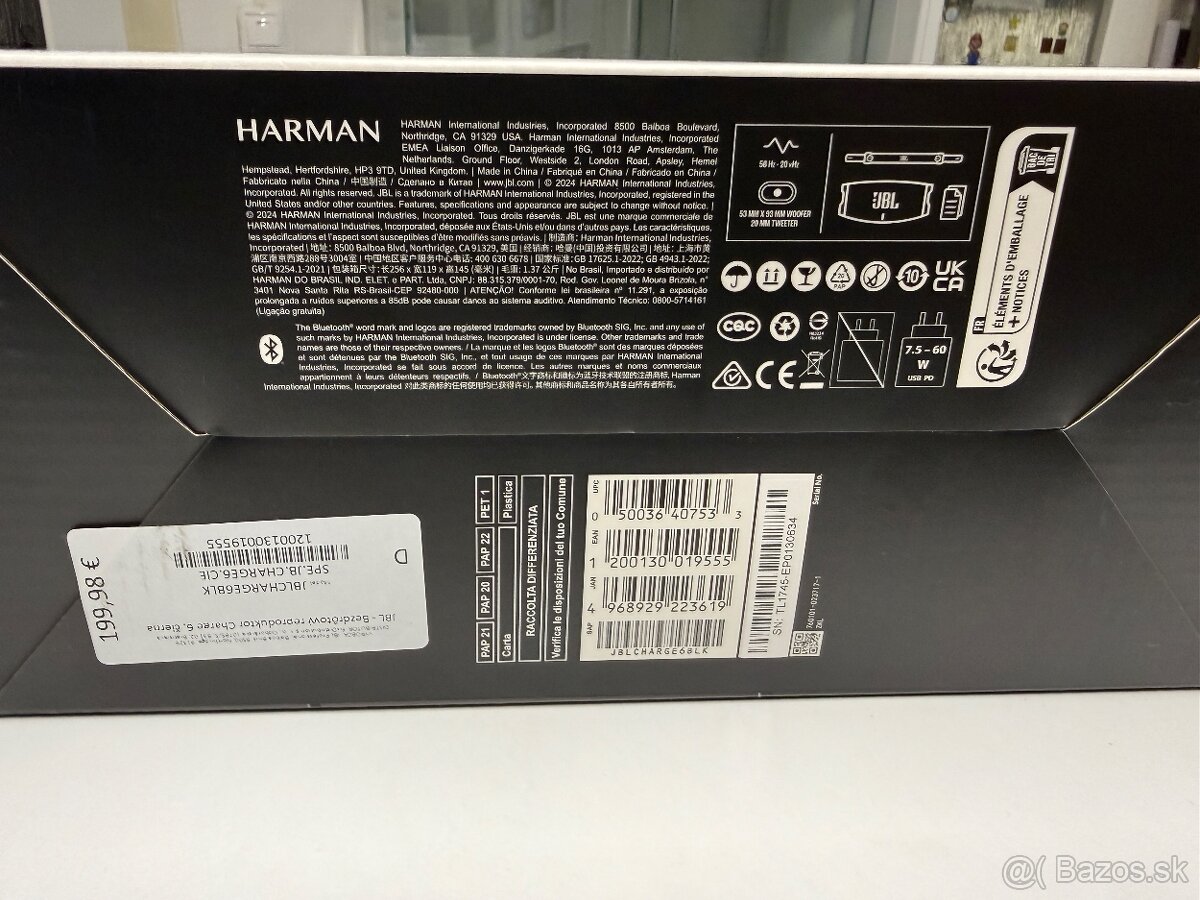 JBL Charge 6 – nerozbalený - 4