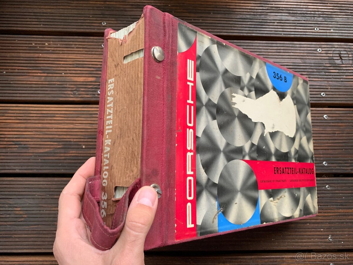 PORSCHE 356 originalni montazni manual a katalog dielcov - 4