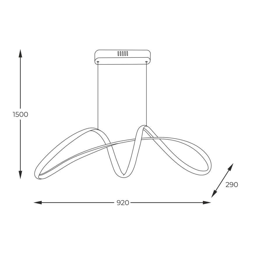 Zuma Line - LED Luster na lanku - 4