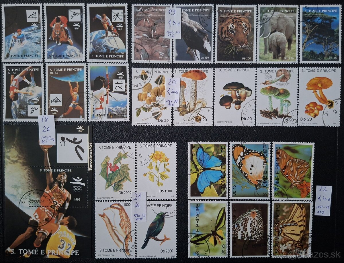 Postove znamky Mix 5 (99poloziek) - 4