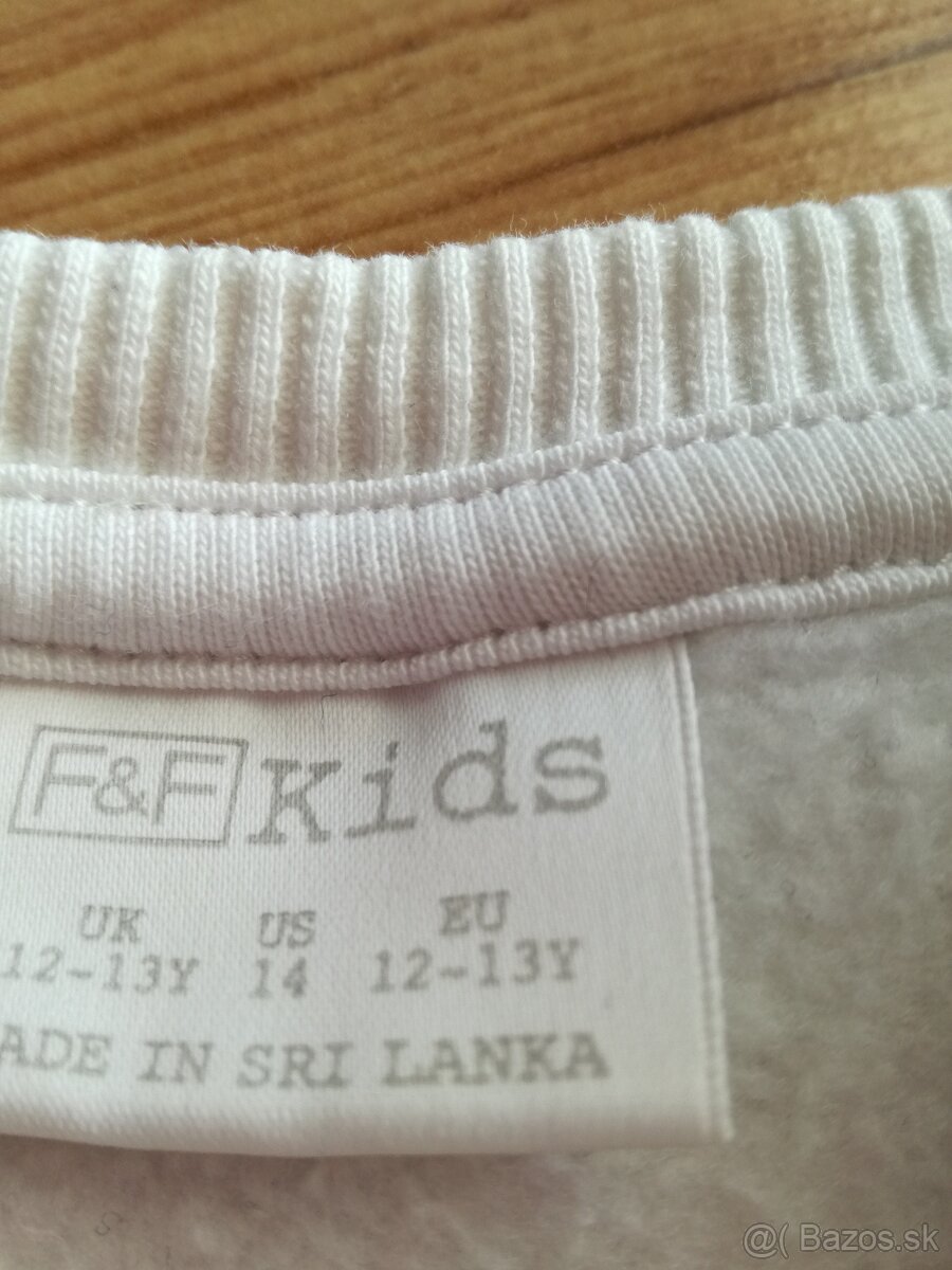 Dievčenská mikina F&F a tričko H&M - 4