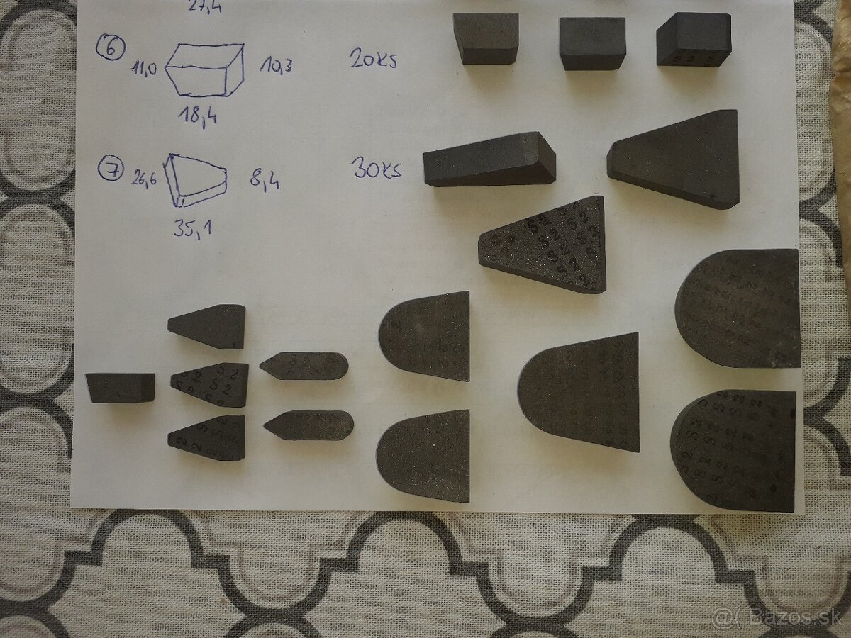 Poldi PRAMET plátky - rôzne typy - 4