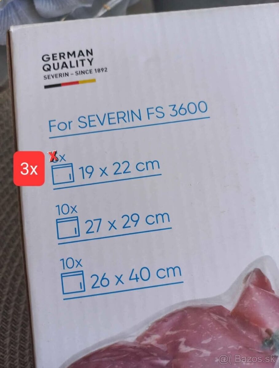 Severin vakuovacie vrecká 10+10+3ks - 4