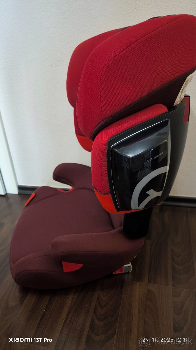 Cybex Solution X2-Fix Silver Rumba Red autosedačka 15-36 kg - 4