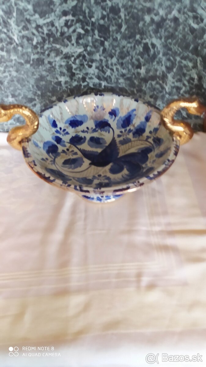 Porcelánová váza , dóza s poklopom - 4