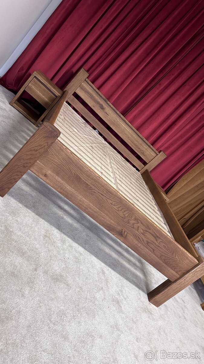 Dubová posteľ MIA - 4