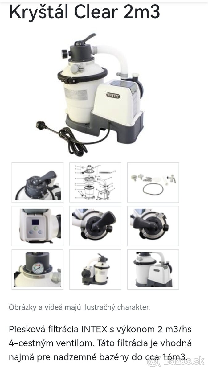 Bazén intex - komplet výbava - 4