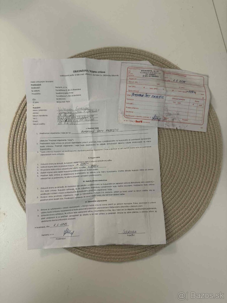 Predám luxusné svadobné šaty, rozmer S . Kľudne volajte kedy - 4