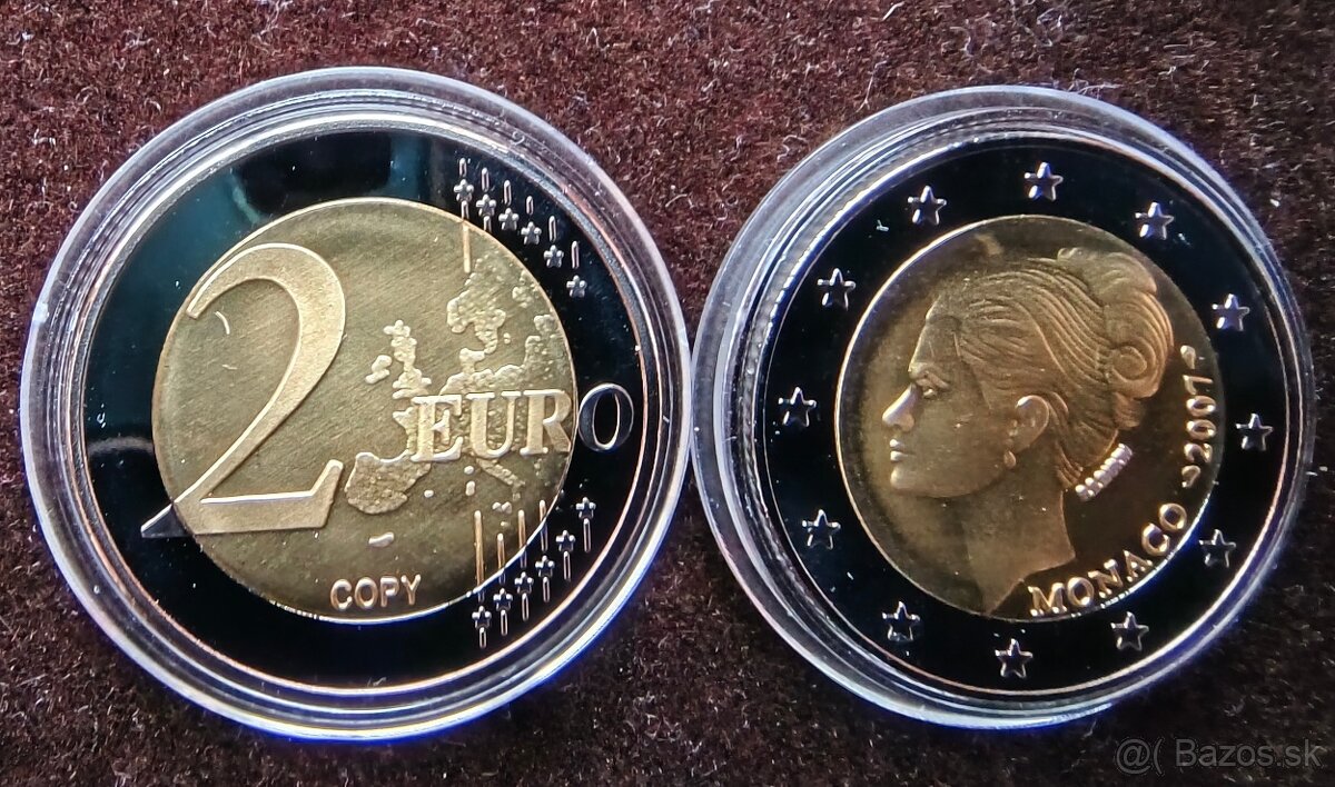 MONAKO/MONACO: NAJVZACNEJŠIE 2 EURO-2007a2015 REPLIKY - 4