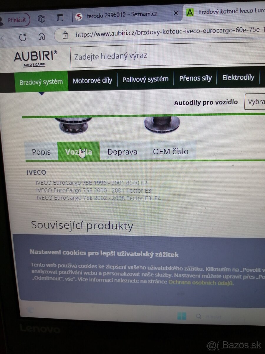 Iveco Daily brzdové kotouče Ferodo - 4