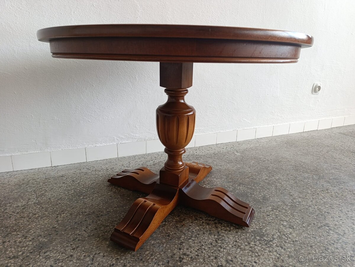 Rustikální konferenční stolek, nábytek z masívu, stůl - 4