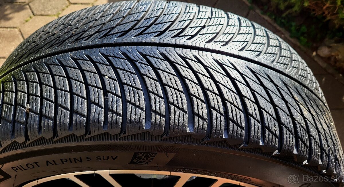 alu R20 5x112, senzory tlaku, zimné pneu 255/45, Tesla X - 4