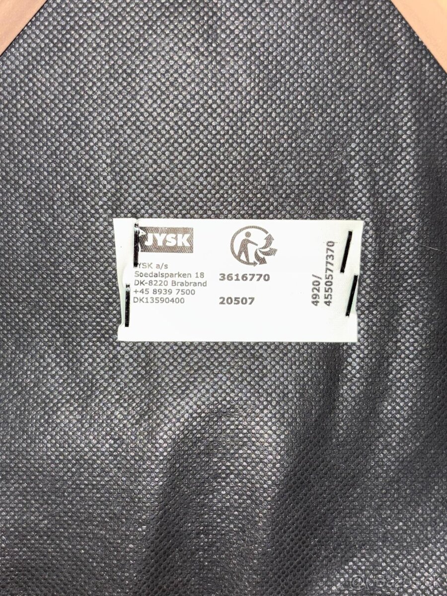 jedálenská stolička JYSK koňaková koženka 4ks - 4