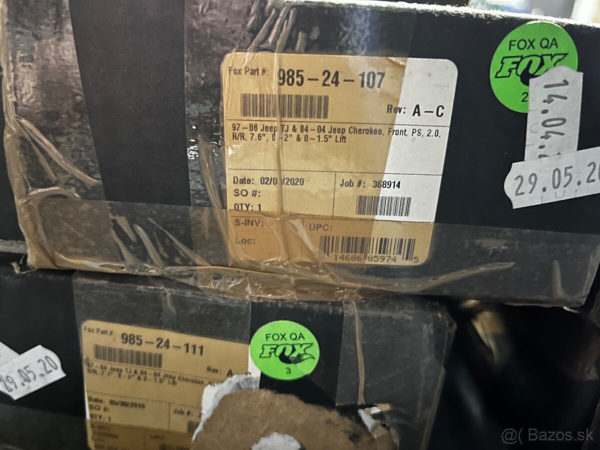 Fox racing tlumice pro Wrangler TJ - 4