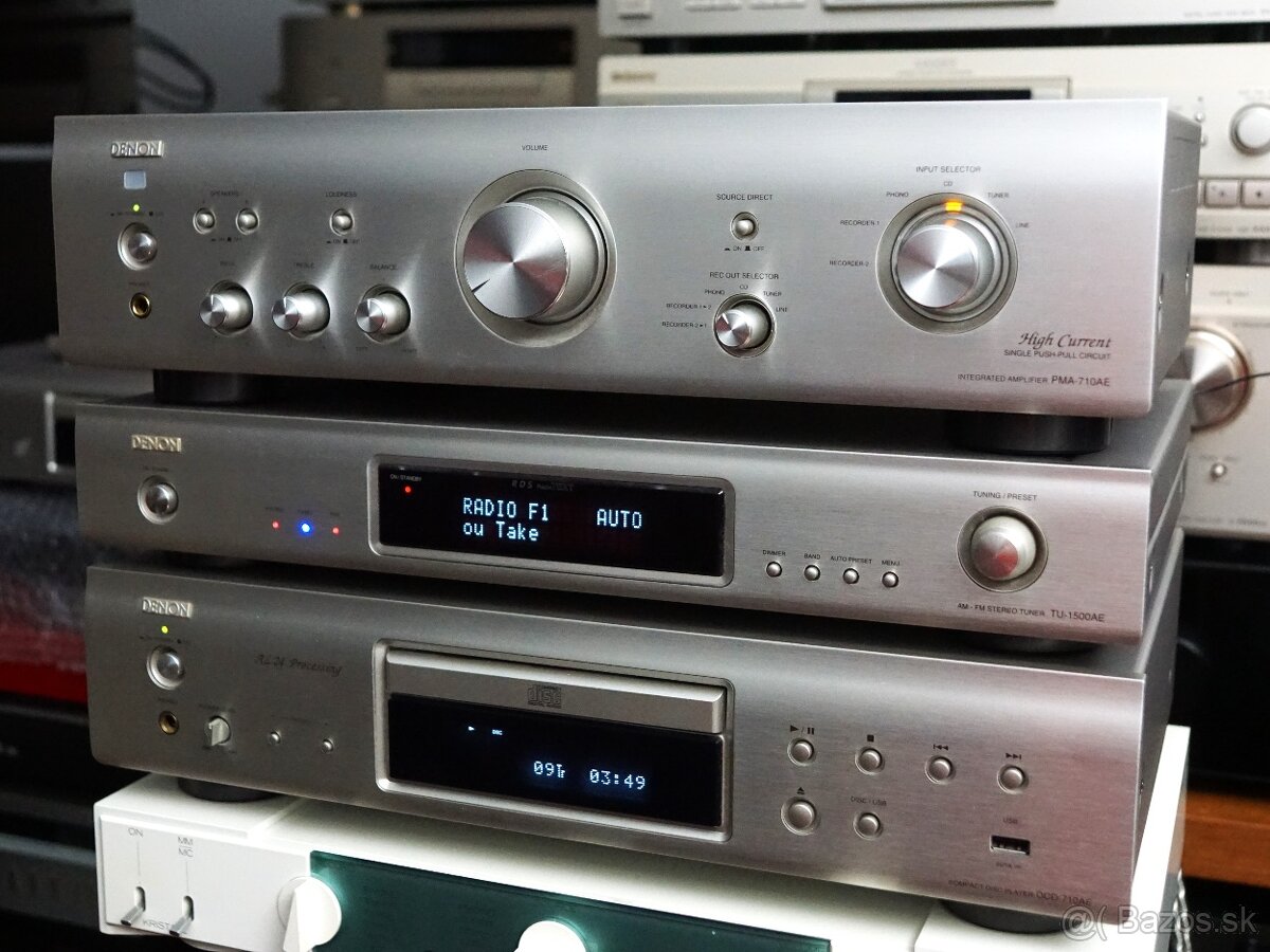 DENON PMA 710 AE zesilovač plus CD DCD 710 AE - 4