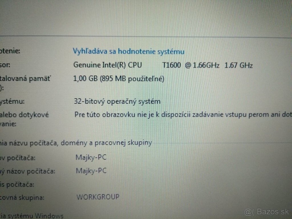 predám na opravu , diely notebook Asus F5GL - 4