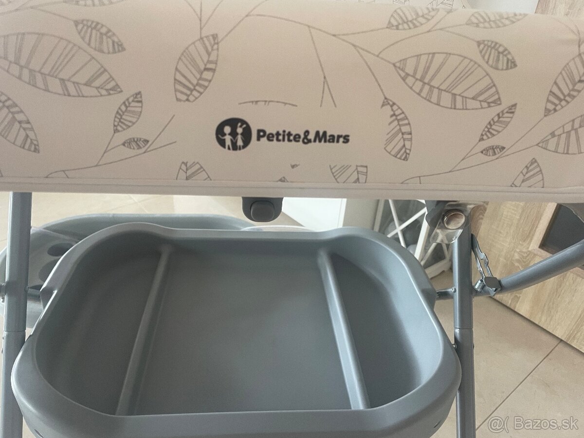 PETITE&MARS Přebalovací pult s vaničkou Spa 3v1 Grey - 4