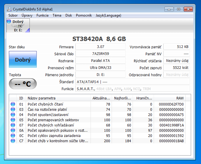 Retro HDD seagate medalist 8,6gb - 4