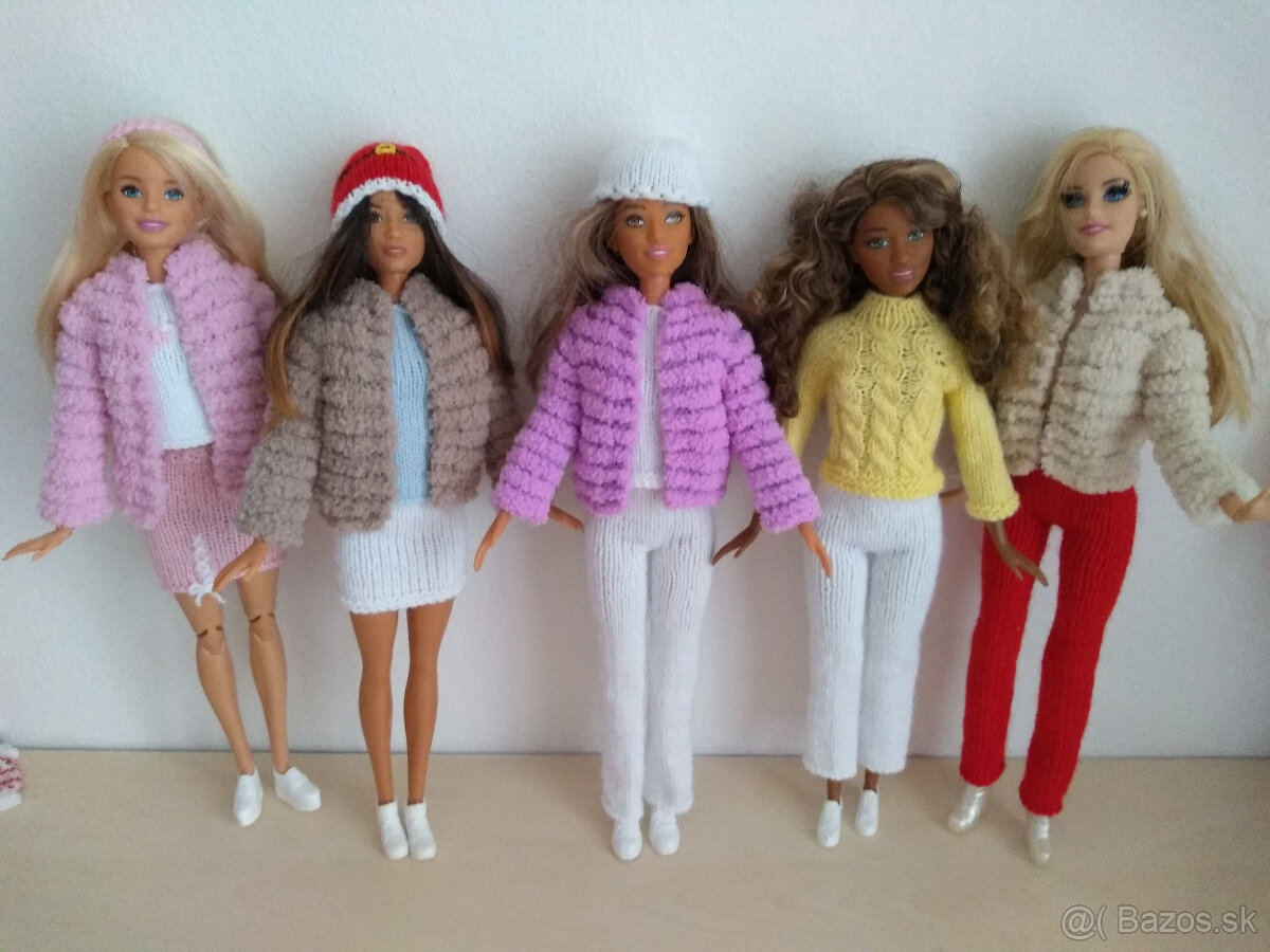 Zimné šaty pre bábiky barbie ken chelsea evi skiper bábo - 4