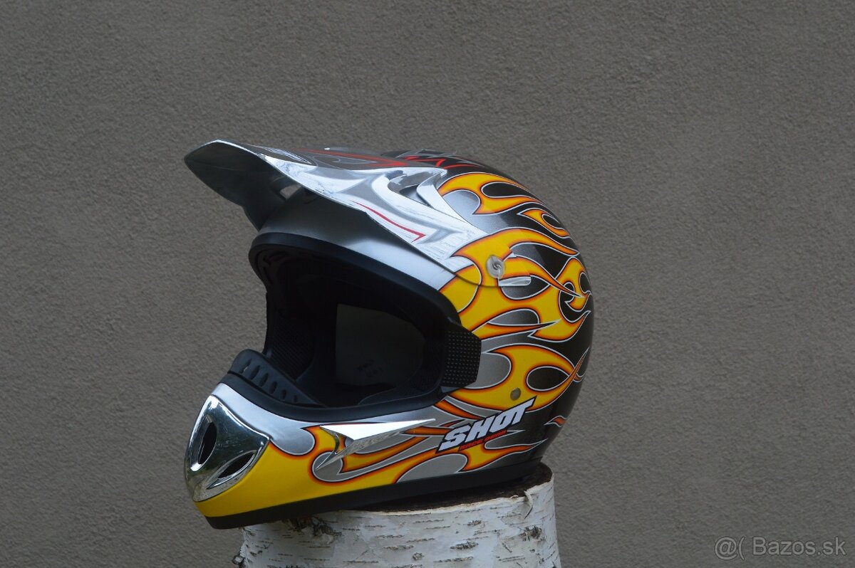 detská helma prilba okuliare shot pre štvorkolku pitbike - 4