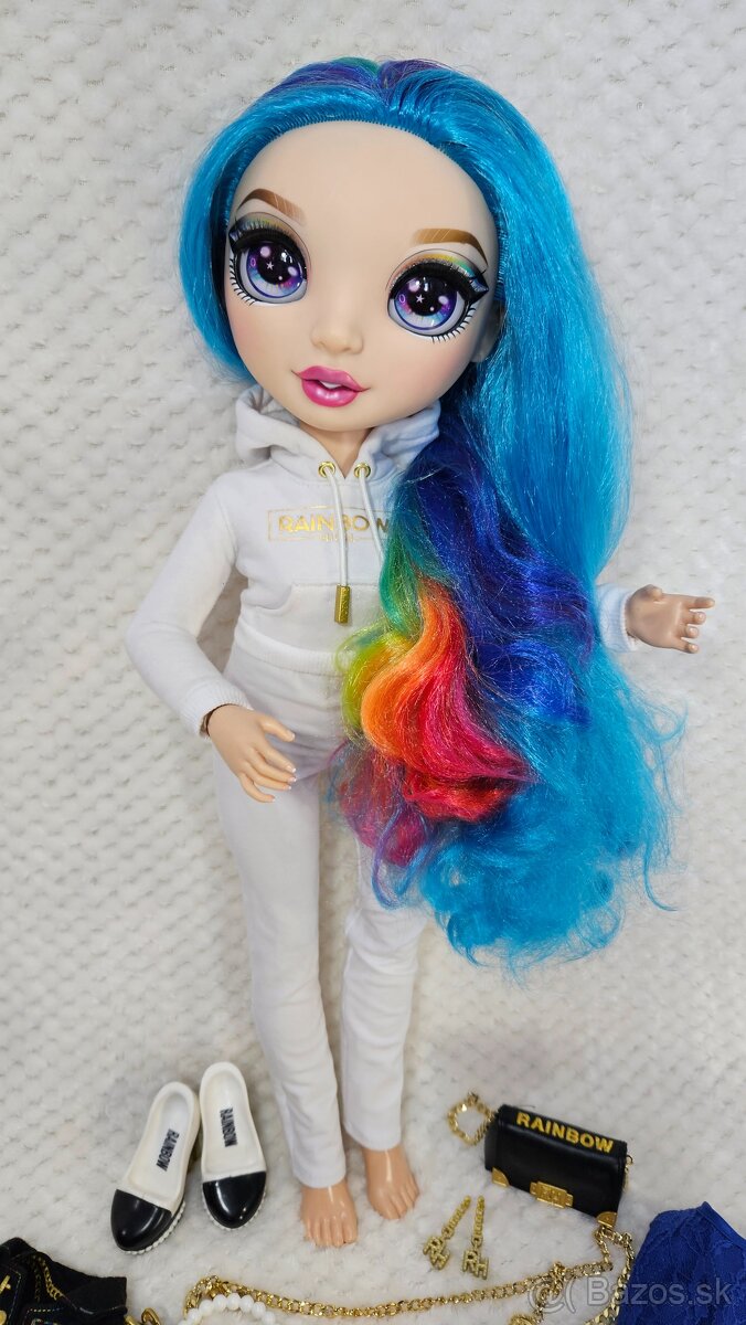 Bábika MGA Rainbow High – Mega Big Amaya Raine (60 cm) - 4