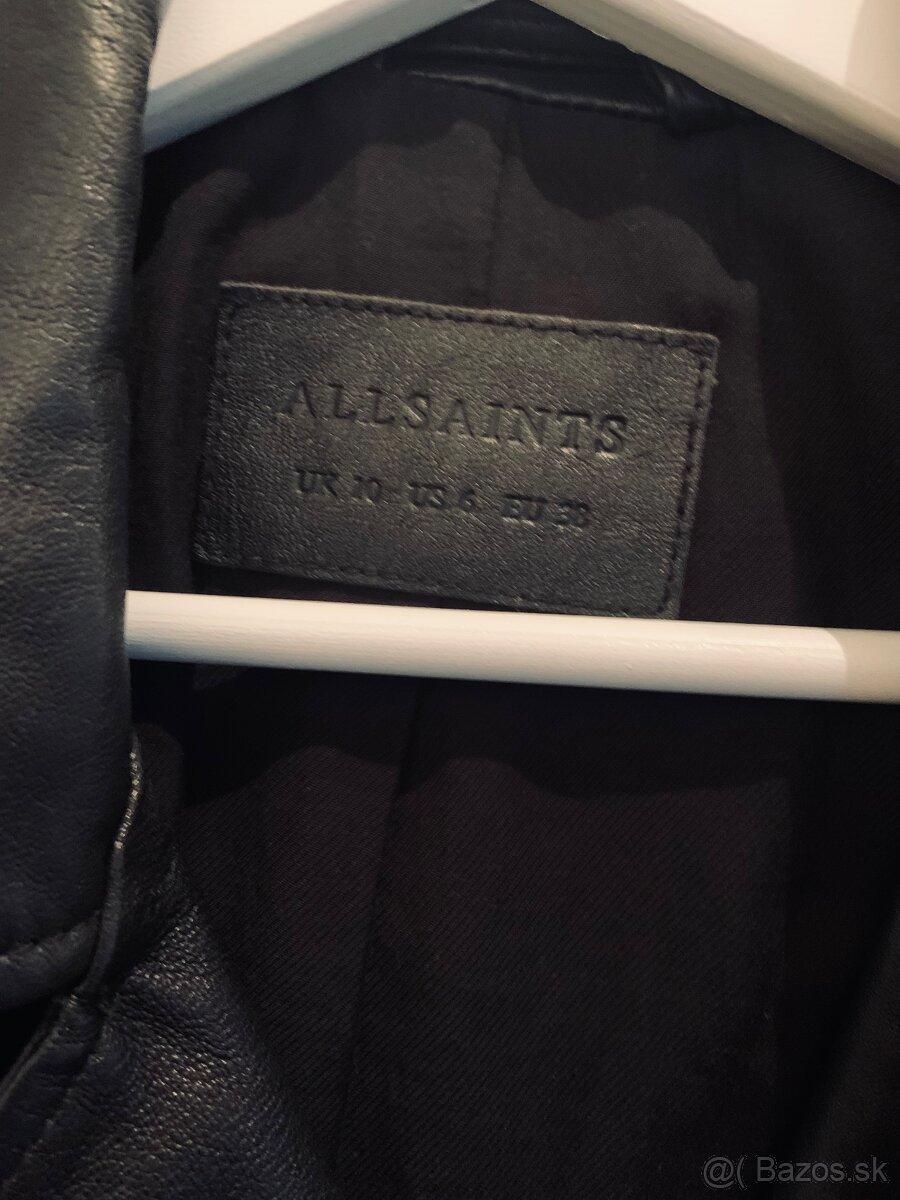 All saints kožená damska bunda veľkosť M - 4