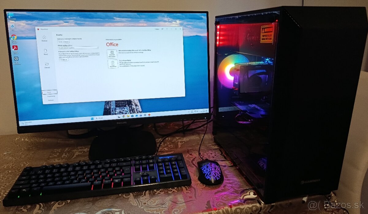 Nové herné PC AMD 8jadro, RTX3050 8GB, wi-fi, bluetooth - 4