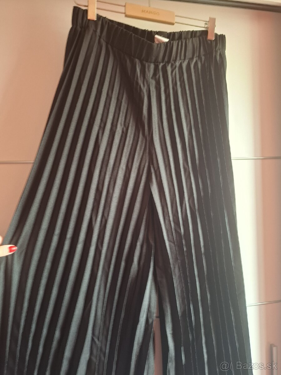 Dámske široké nohavice - 4