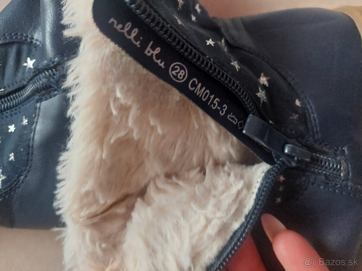 Tmavomodré čižmičky - 4