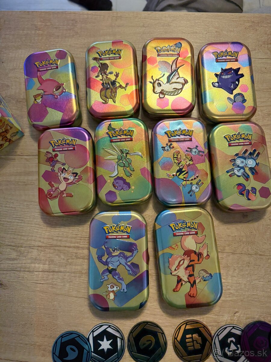 Prazdne etb ascended heroes + tinky + 151 tin - 4