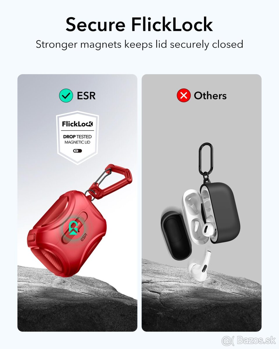 puzdro pre AirPods Pro 2, kompatibilné s AirPods Pro 2. a 1 - 4