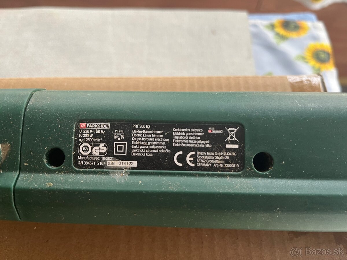 Elektrické strun. kosačka PRT 300 B2 - pouzita na ND - 4