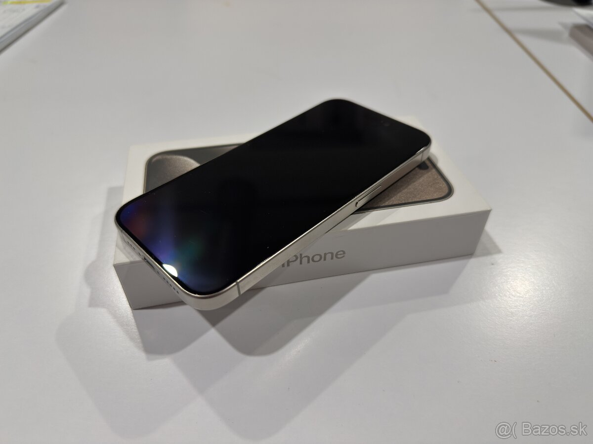 Apple iPhone 15 PRO 512GB, natural titanium záruka Telekom - 4