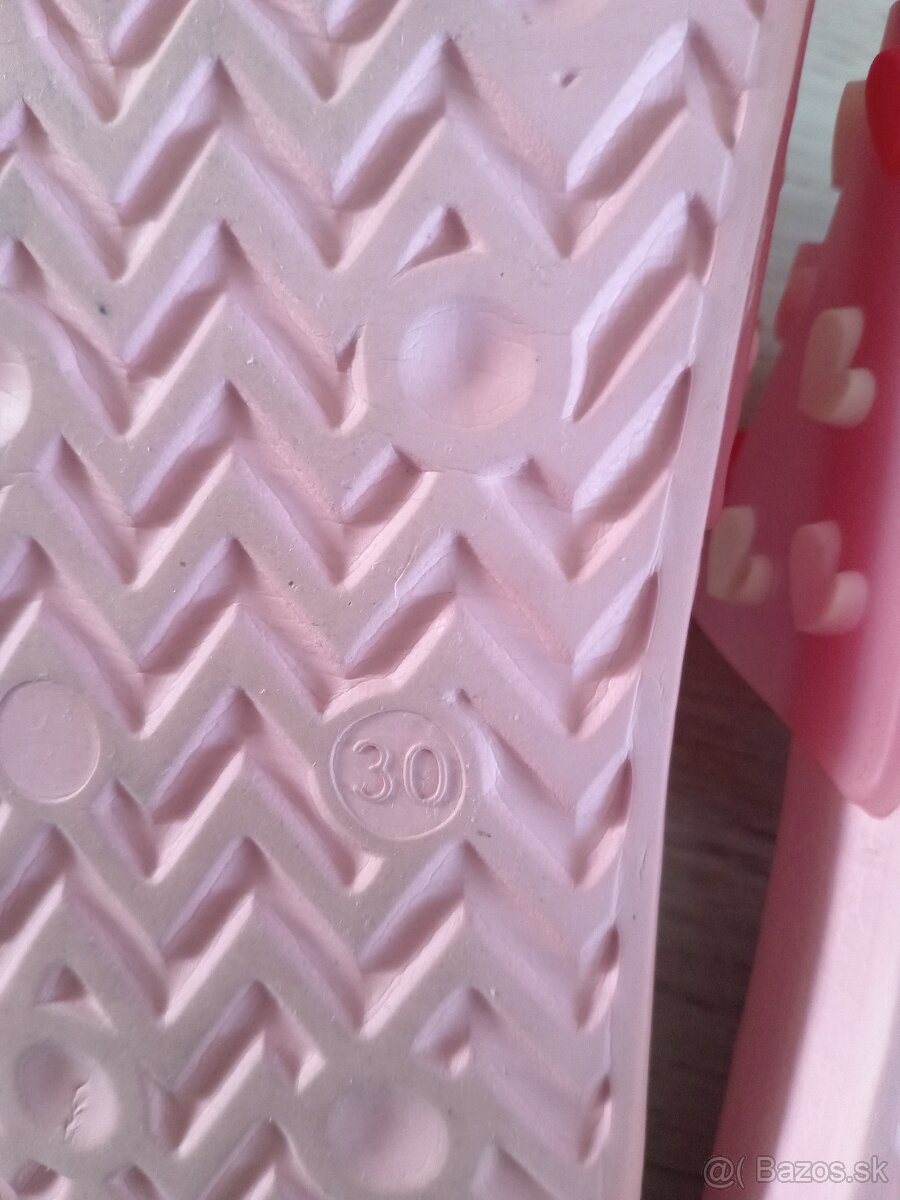 Dievčenské šľapky veľ. 30 - 4