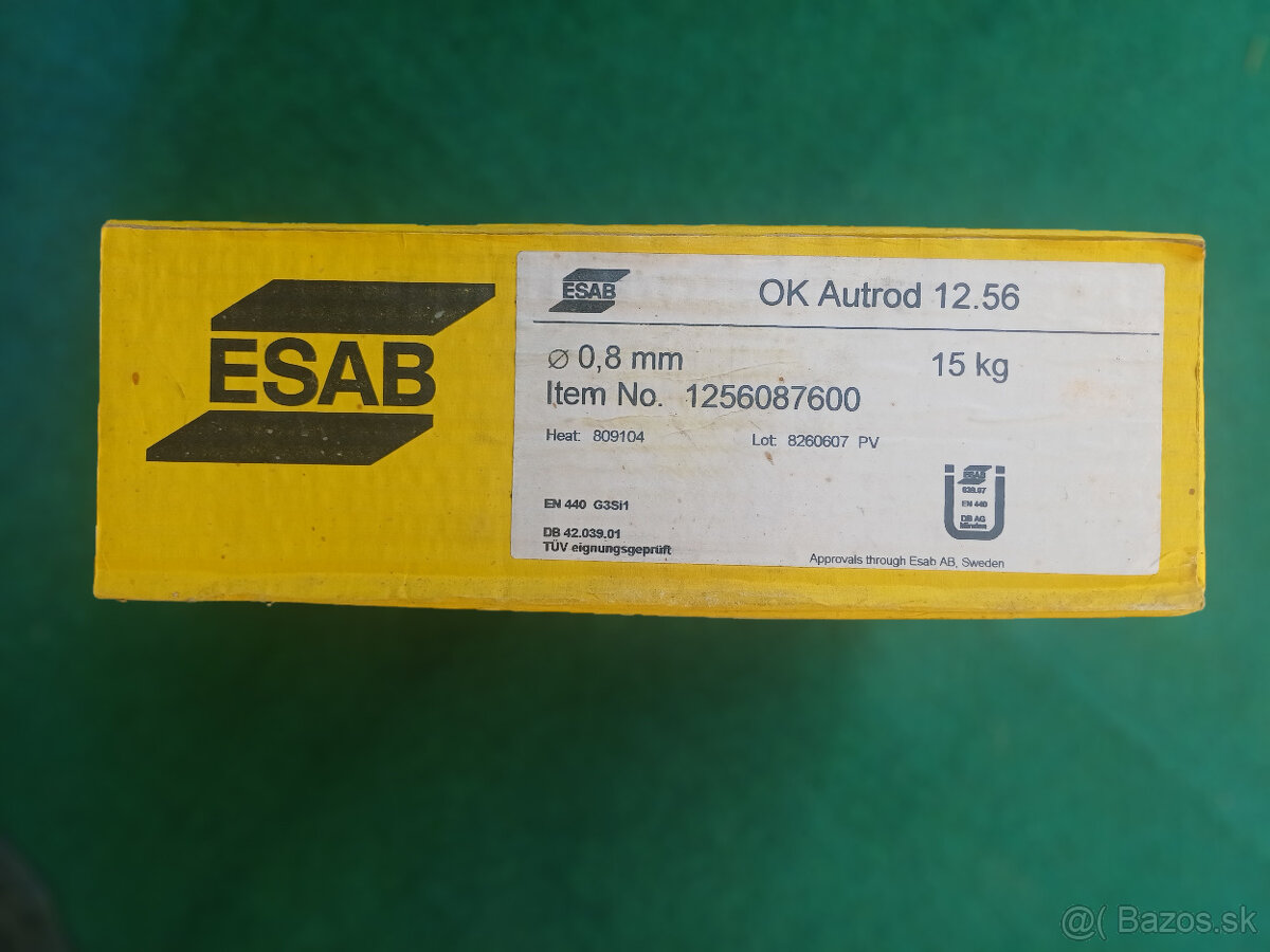 Zvárací drôt ESAB OK Autrod 12.56 CO2 - 4