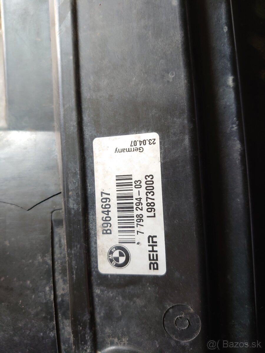 BMW E60 Chladič, Intercooler, Sahara,ventilátor - 4