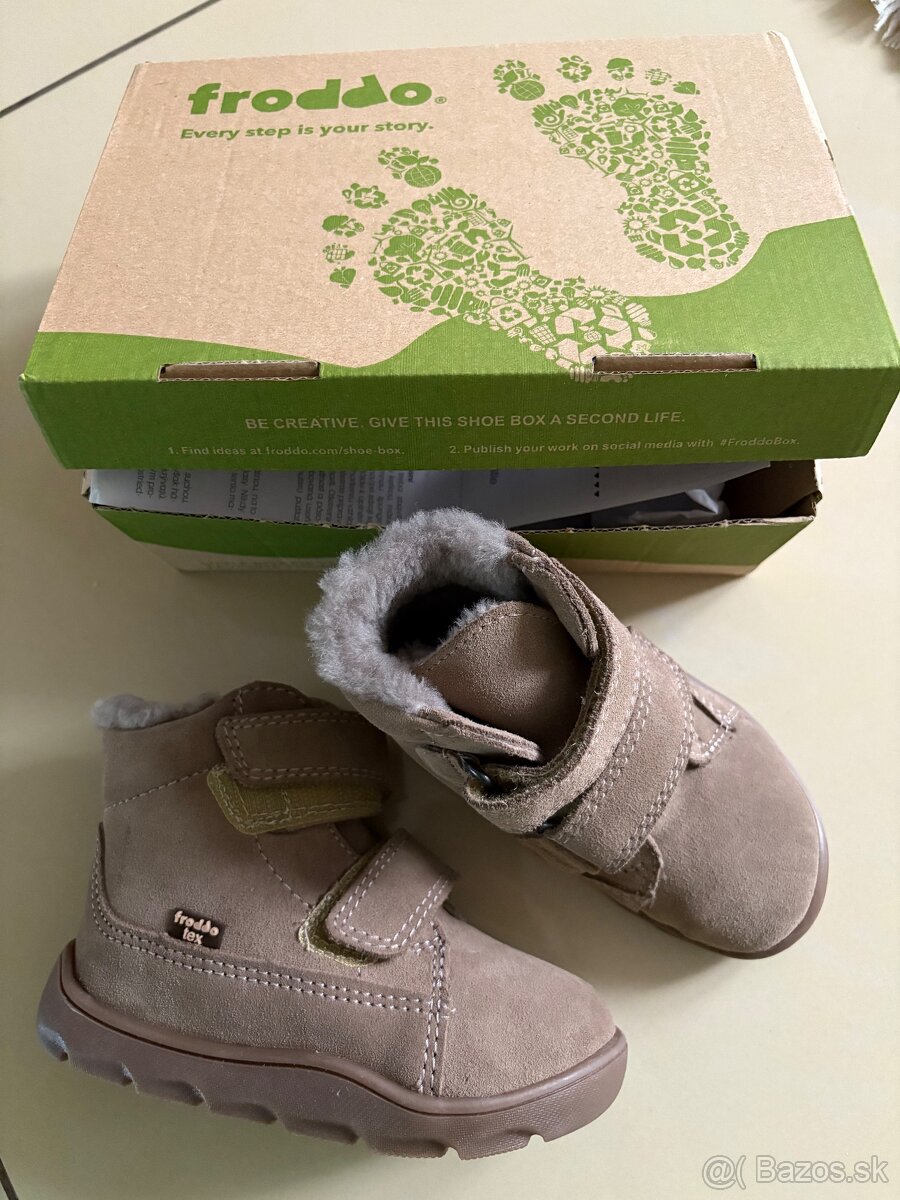 Froddo barefoot topanky detske zateplene vlnou - 4
