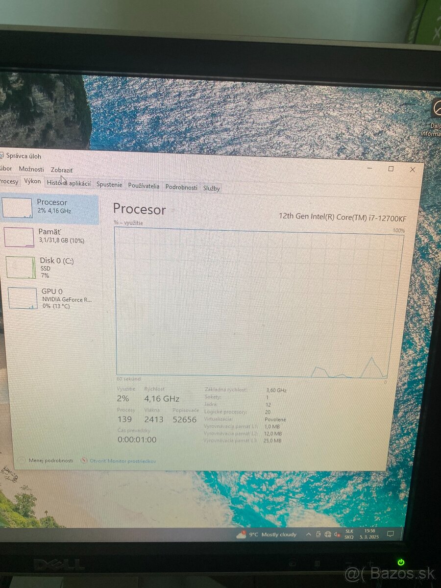 I7-12700KF / RTX 3060 / 32GB RAM / 1TB - 4