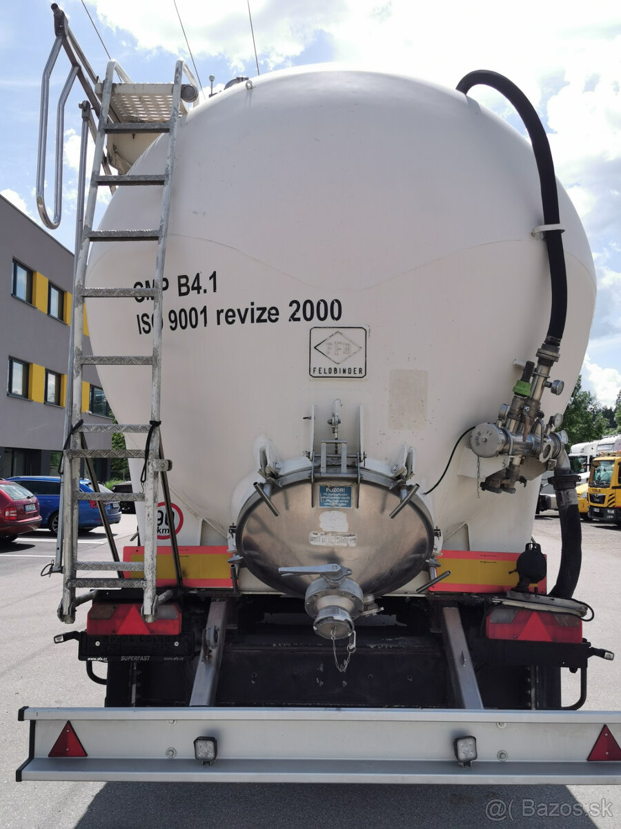 Prodám cisternový návěs FELDBINDER KIP 63m3 silo - 4