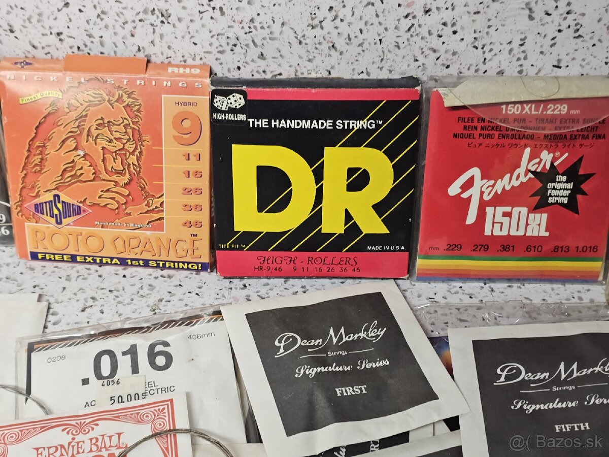 Struny na gitaru - Fender / Vinci / Music star Rotor Orange - 4