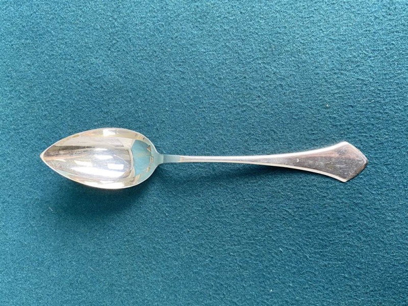 Art deco - Strieborné čajové lyžičky , ČSR ag 800, Zoltán & - 4