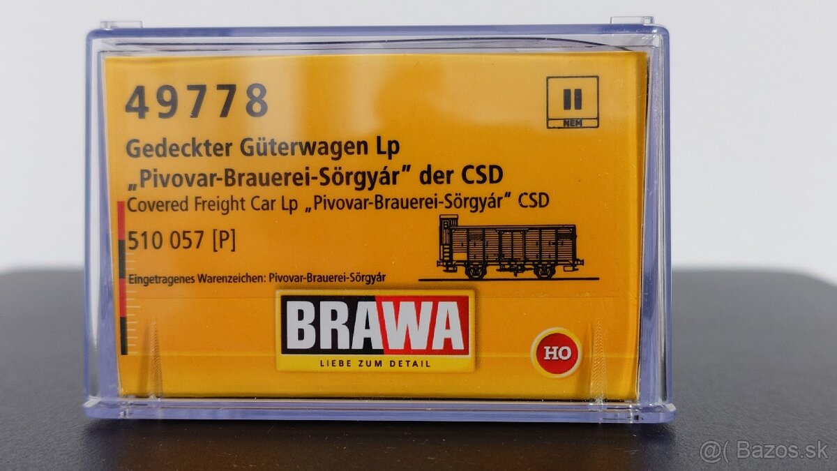 Nákladný vozeň ČSD Lp 501 057 P H0 - 4