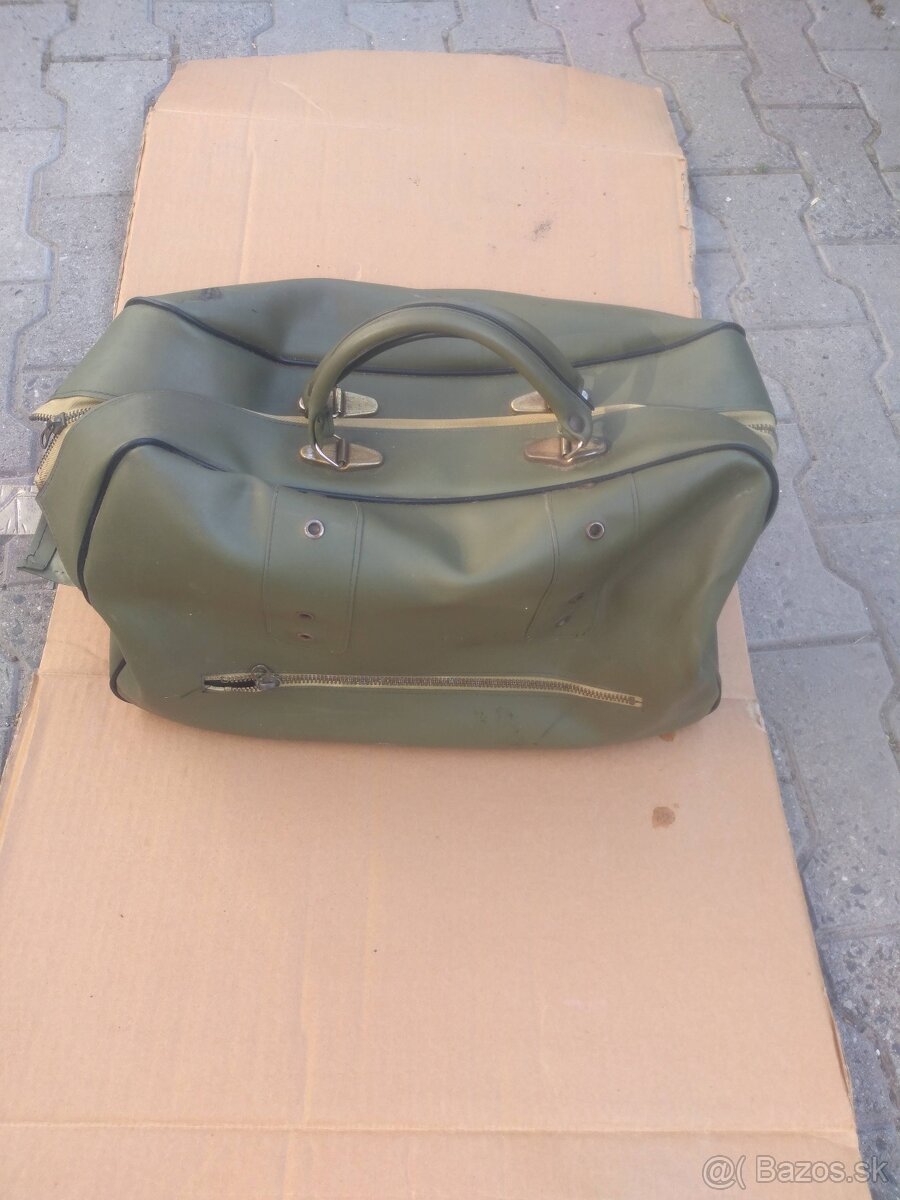 Retro kufor, kufrik, aktovka,cestovna taska - 4